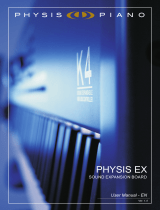 Physis Piano PHYSIS EX User manual