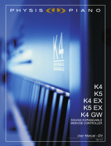 Viscount Physis Piano K5 EX User manual