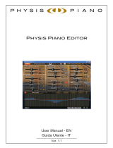 Viscount Physis Piano Editor Owner's manual