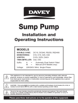 Davey D40A Operating instructions