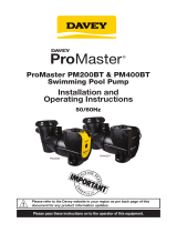 Davey ProMaster PM200BT Operating instructions