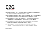 C2G 30012 Owner's manual
