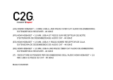 C2G 30020 Owner's manual