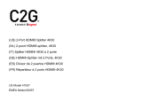 Legrand 2-Port HDMI Distribution Amplifier Splitter - 4K 30Hz User guide