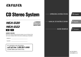 Aiwa NSX-D22 User manual