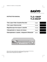 Sanyo VCR TLS-9924P User manual
