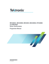 Tektronix MDO4000C Series Program Manual