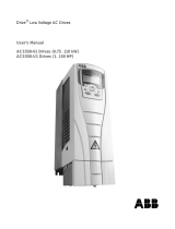 ABB ACS550-01 User manual
