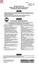 Ingersoll-Rand 293 User manual