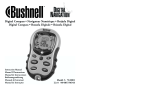 Bushnell Digital Compass 700001 User manual