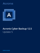 ACRONIS Cyber Backup 12.5 User manual
