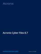 ACRONIS Web Help Cyber Files User guide
