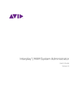 Avid Interplay MAM 5.9 System Administrator User guide