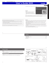 Casio 5635 User guide