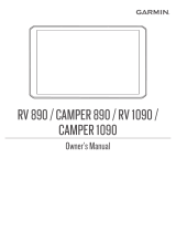 Garmin Camper 1090 User manual