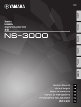 Yamaha Speaker NS-3000 Owner's manual