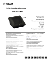 Yamaha CS-700 User guide