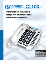 Audilo Geemarc CL100- Téléphone filaire senior User manual