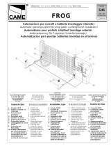 CAME FROG A Installation guide