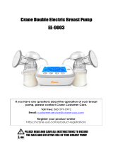 Crane EE-9003 Double Electric Breast Pump Owner's manual
