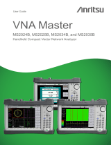 Anritsu VNA Master MS2024B User manual