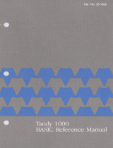 Tandy 1000 MS-DOS Basic Reference Manual
