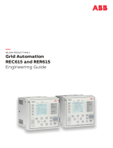 ABB Grid Automation REC615 and RER615 2.0, IEC 61850 Operating instructions