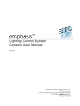 ETC Emphasis Lighting Control System User manual