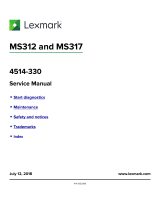 Lexmark MS312 User manual