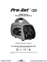 CPS Pro-Set TR600 Series Owner's manual