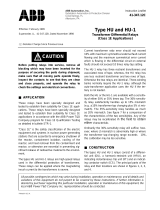 ABB HU-1 Instruction Leaflet
