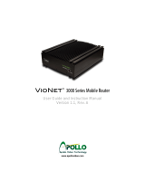 Apollo VioNet 3000 series User Manual And Instruction Manual
