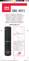 One For All URC-4911 TV Replacement Remote User manual