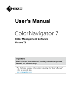 Eizo CG277 User manual