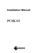 Eizo PCSK-03 Owner's manual