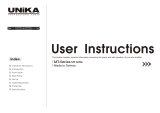 Unika MT-600Q User Instructions