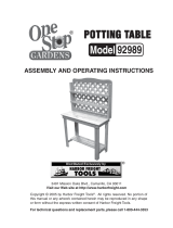 One Stop Gardens 92989 Assembly And Operating Instructions Manual