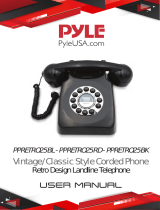 Pyle PPRETRO25BK User manual