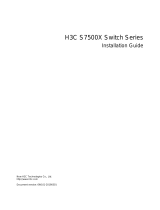H3C S7500X Series Installation guide