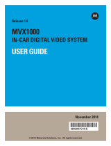 Motorola MVX1000 User manual
