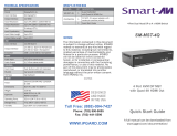 Smart-AVI SM-MST-4Q Quick start guide