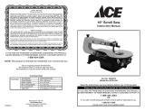 ACE 16" Scroll Saw User manual