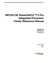 Freescale Semiconductor MPC8313E PowerQUICC II Pro Family Reference Manual