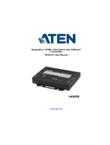 ATEN VE3912T User manual