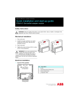 ABB FDNA-01 Quick Installation And Start-Up Manual