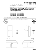 Trane AUX1B080A9H31B Installer's Manual