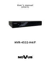 Novus NVR-4532-H4/F User manual