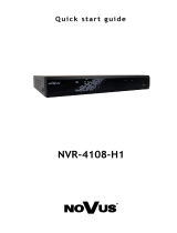 Novus NVR-4108-H1 User manual