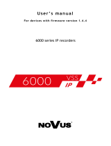 Novus NVR-6364-H8/R User manual