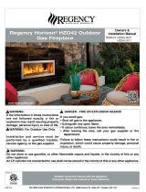 Regency Fireplace Products Horizon HZO42 Owner's manual